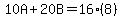 10A%2B20B=16%288%29