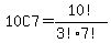 10C7=10%21%2F%283%217%21%29