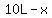 10L+-+x