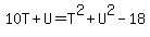 10T+%2B+U+=+T%5E2+%2B+U%5E2+-+18