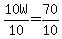 10W%2F10+=+70%2F10