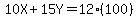 10X%2B15Y=12%28100%29