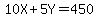 10X%2B5Y=450