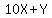 10X+%2B+Y