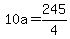 10a+=+245%2F4