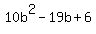 10b%5E2-19b%2B6