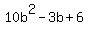 10b%5E2-3b%2B6