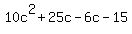 10c%5E2%2B25c-6c-15
