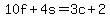 10f%2B4s=3c%2B2