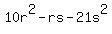 10r%5E2+-rs+-21s%5E2