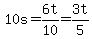 10s=6t%2F10=3t%2F5