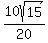 10sqrt%2815%29%2F20