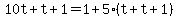 10t%2Bt%2B1=1%2B5%28t%2Bt%2B1%29