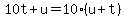 10t%2Bu=10%28u%2Bt%29