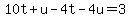 10t%2Bu-4t-4u=3