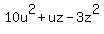 10u%5E2%2Buz-3z%5E2