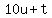 10u+%2B+t