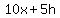 10x%2B5h