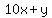 10x%2By