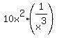 10x%5E2%2A%281%2Fx%5E3%29