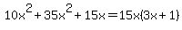 10x%5E2%2B35x%5E2%2B15x=15x%283x%2B1%29