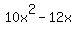 10x%5E2+-+12x