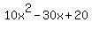 10x%5E2-30x%2B20