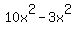 10x%5E2-3x%5E2