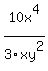 10x%5E4%2F3xy%5E2