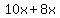 10x+%2B8x