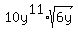 10y%5E11%2Asqrt%286y%29