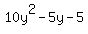 10y%5E2+-+5y+-+5