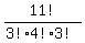 11%21%2F%283%21%2A4%21%2A3%21%29