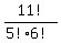 11%21%2F%285%21%2A6%21%29