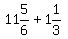 11%265%2F6%2B1%261%2F3