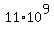 11%2A10%5E9