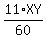 11%2AXY%2F60