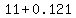 11%2B0.121