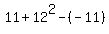 11%2B12%5E2-%28-11%29%22