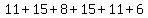 11%2B15%2B8%2B15%2B11%2B6
