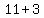 11%2B3