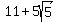11%2B5sqrt%285%29