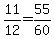 11%2F12+=+55%2F60
