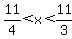 11%2F4+%3C+x+%3C+11%2F3
