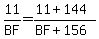11%2FBF=%2811%2B144%29%2F%28BF%2B156%29