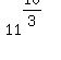 11%5E%2810%2F3%29