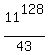 11%5E128+%2F+43+