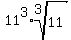 11%5E3%2Aroot%283%2C11%29