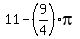 11-%289%2F4%29pi