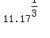 11.17%5E%281%2F3%29